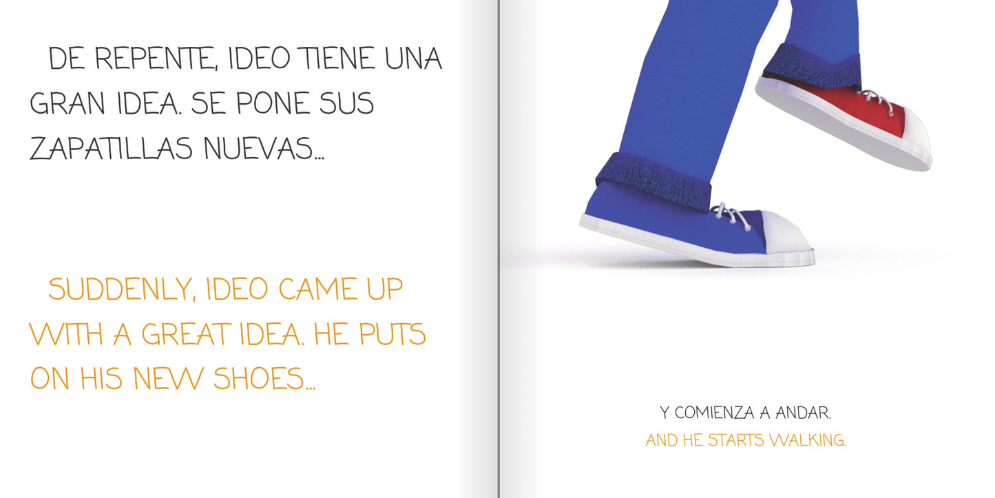 Ideo & Crea, Las zapatillas mágicas. The magic trainers.