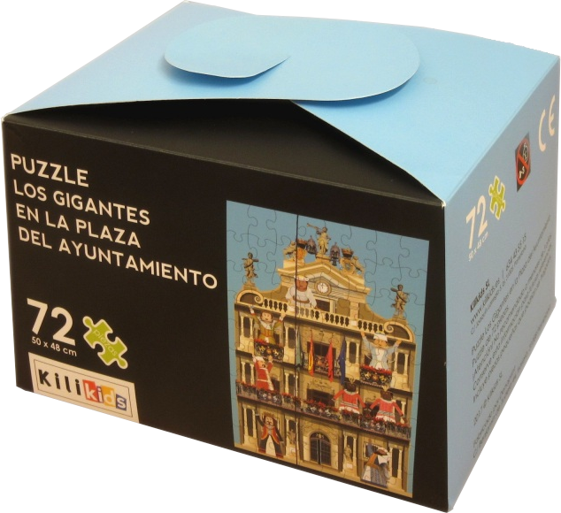 Puzzle "Los gigantes en la Plaza del Ayuntamiento"